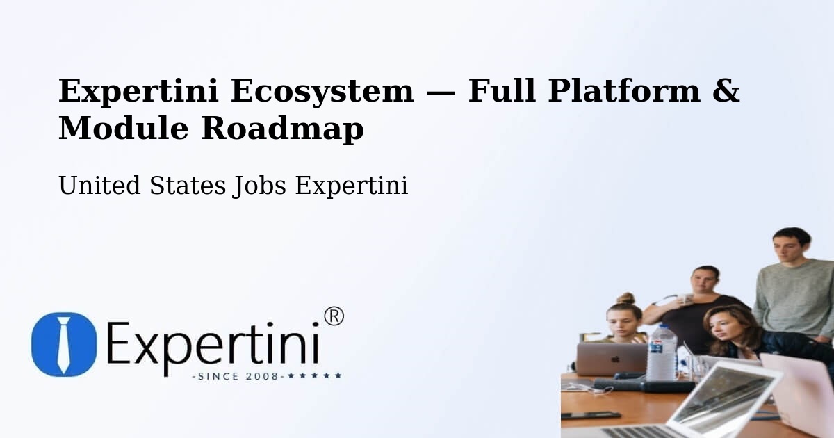 Expertini Ecosystem — Full Platform & Module Roadmap – Edgewater